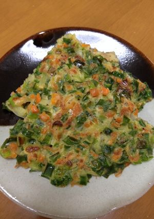 子供が大好き！野菜たっぷりちぢみ-レシピのメイン写真