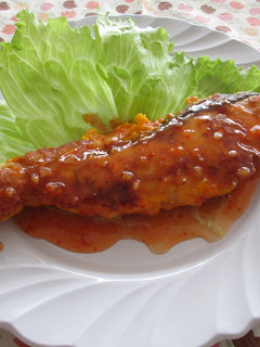 鮭のあけぼの焼き~スイートチリソースで〜-レシピのメイン写真