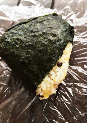 塩昆布と沢庵のおにぎり-レシピのメイン写真