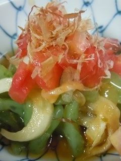 さっぱり♪刺身こんにゃくとトマトの和え物-レシピのメイン写真