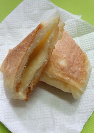 ☆包み焼きWﾁｰｽﾞサンド☆-レシピのメイン写真