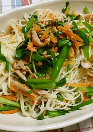 簡単すぎる！そうめんチャンプルー-レシピのメイン写真