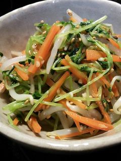 豆苗ともやしのいろどり♪ナムル-レシピのメイン写真