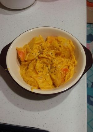 簡単！かぼちゃのパスタグラタン！-レシピのメイン写真