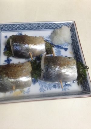 アジの梅シソ巻き-レシピのメイン写真