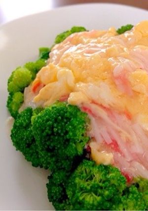 ブロッコリーのふわふわ卵中華あんかけ-レシピのメイン写真