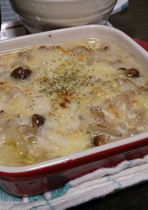 ひき肉とジャガイモとの和風グラタン♪-レシピのメイン写真