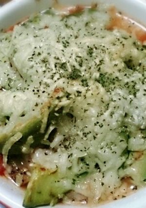 アボ♡トマ♡ベーコンソメのチーズ焼き♡-レシピのメイン写真
