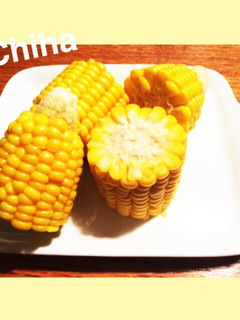 レンジでチン! ぷちぷちトウモロコシ!-レシピのメイン写真