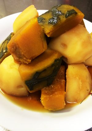 簡単♪南京とジャガイモの煮物-レシピのメイン写真