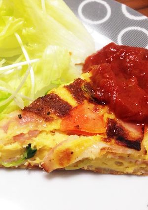 豆腐でかさ増し★スペイン風オムレツ-レシピのメイン写真