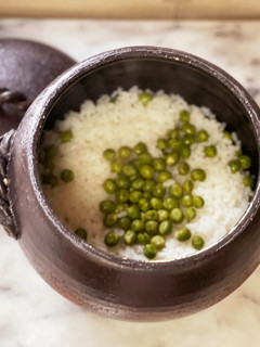 ★土鍋で炊く豆ご飯-レシピのメイン写真