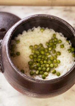 ★土鍋で炊く豆ご飯-レシピのメイン写真