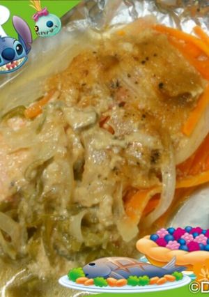 【はむあ亭レシピ】鮭のホイル焼き 2種類-レシピのメイン写真
