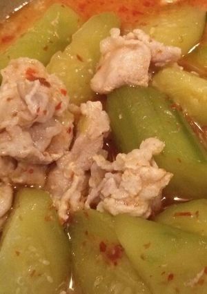 キュウリと豚肉のピリ辛煮-レシピのメイン写真