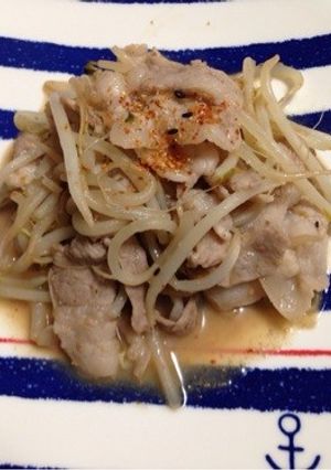 豚もやしのゴマだれ炒め-レシピのメイン写真