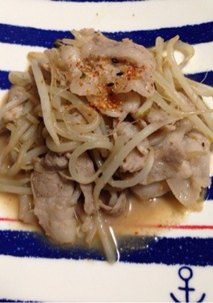 豚もやしのゴマだれ炒め-レシピのメイン写真