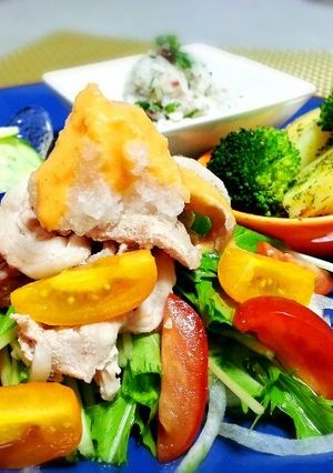 豚しゃぶと温野菜ワンプレート☆★-レシピのメイン写真