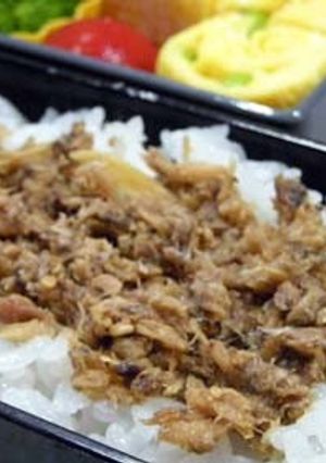 嵐松潤が食べていたお弁当☆サバのふりかけ-レシピのメイン写真