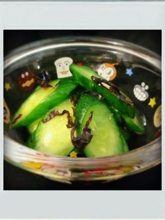 ■簡単漬物■きゅうり塩昆布☆BBQお弁当-レシピのメイン写真