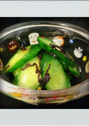 ■簡単漬物■きゅうり塩昆布☆BBQお弁当-レシピのメイン写真