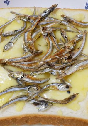 煮干しとチーズのトースト-レシピのメイン写真