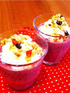 ベリーヨーグルトスムージー-レシピのメイン写真