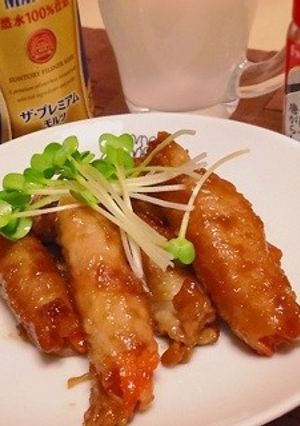 ビールにぴったり♪豚の巻き巻き♪-レシピのメイン写真