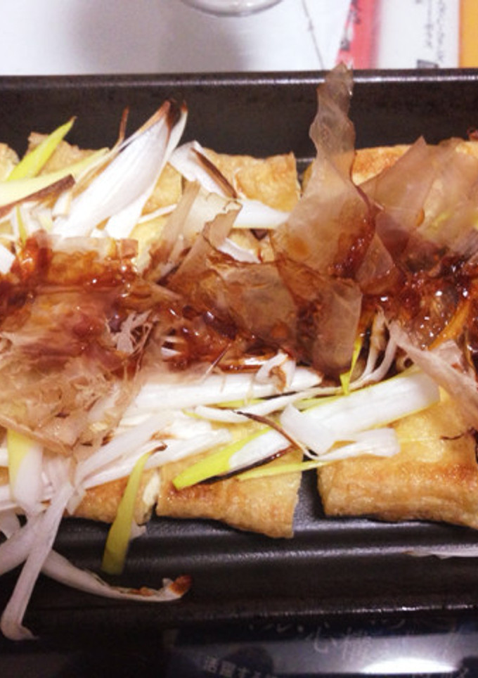 簡単！油揚げとネギの生姜醤油-レシピのメイン写真