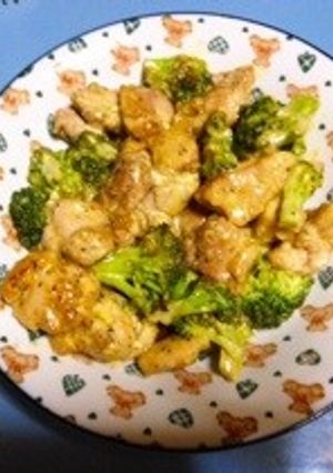 簡単！鶏肉とブロッコリーのマヨポン炒め-レシピのメイン写真