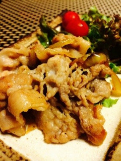 【20分】ウマ簡単♪豚肉の塩麹ポン酢炒め-レシピのメイン写真