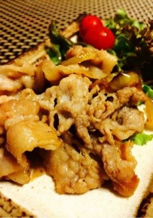 【20分】ウマ簡単♪豚肉の塩麹ポン酢炒め-レシピのメイン写真
