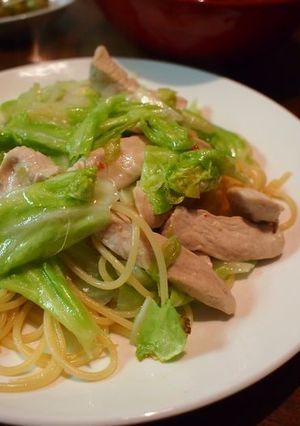 キャベツと鶏胸肉のペペロンチーノ-レシピのメイン写真