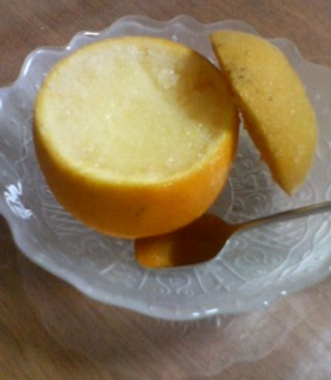 簡単☆オレンジシャーベット by まさにこ 【クックパッド】 簡単