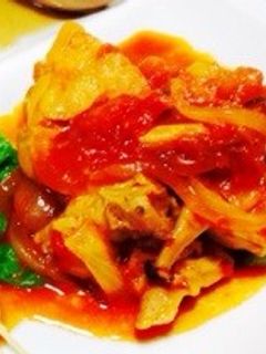 鳥肉のトマト煮込み-レシピのメイン写真