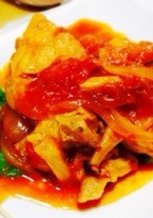 鳥肉のトマト煮込み-レシピのメイン写真