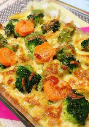 濃厚アボカド入り♡チキンマカロニグラタン-レシピのメイン写真