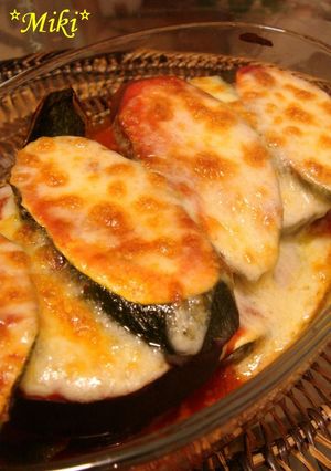 とろり　なすとズッキーニのチーズグリル♪-レシピのメイン写真