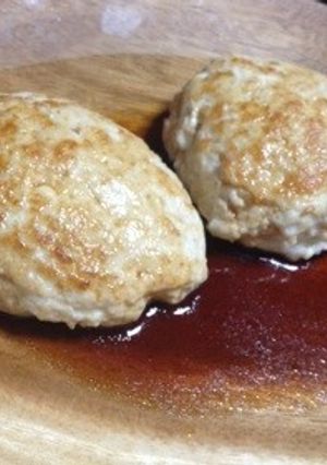 豆腐と鶏ミンチのハンバーグ-レシピのメイン写真