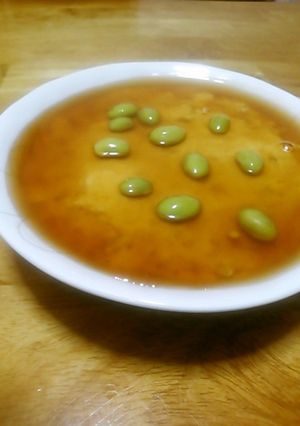 豆腐とひき肉のレンジ蒸し甘酢あん-レシピのメイン写真