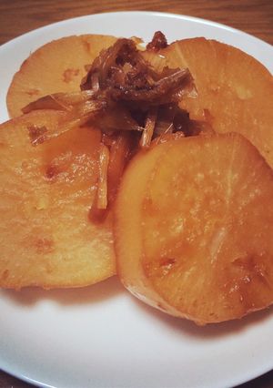 大根とみょうがの茎煮-レシピのメイン写真