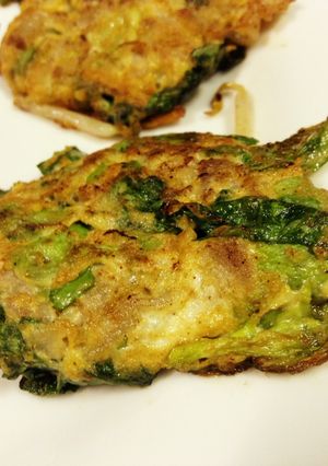 糖質制限！野菜と豚肉のお好み焼き風-レシピのメイン写真