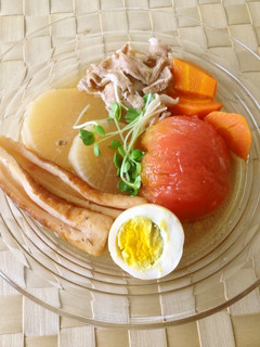 おでんにトマトを入れてみたら…❗;゚Д゚-レシピのメイン写真