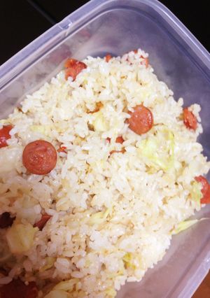 キャベツとウィンナーでチャーハン-レシピのメイン写真