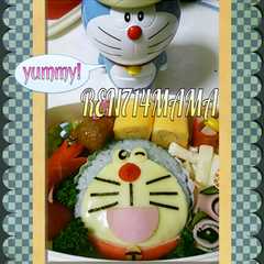 รูปของ 簡単☆キャラ弁☆ドラえもん♪の作り方♪
