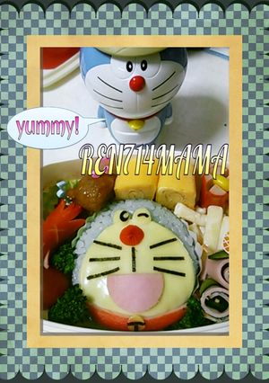 簡単☆キャラ弁☆ドラえもん♪の作り方♪-レシピのメイン写真