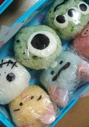 ツムツムおにぎり-レシピのメイン写真
