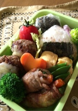 小6男子のお弁当…詰め方(^_^;)-レシピのメイン写真