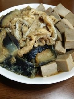 茄子と高野豆腐の煮浸し-レシピのメイン写真