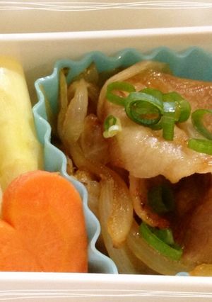 【お弁当】ちゃちゃっと生姜焼き-レシピのメイン写真
